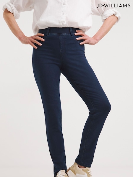 Albastru închis - Jeggings cu picioare subțiri JD Williams (403943) | 223 LEI