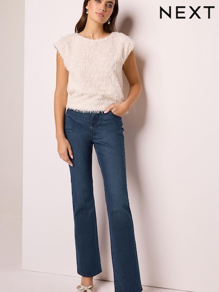 Inky Blue Wash Bootcut Jeans (404682) | AED10