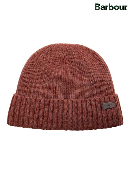 Brown - Regular Barbour® Carlton Beanie Hat