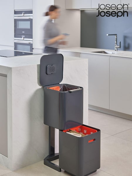 Joseph® Joseph Grey Totem Compact 40L Waste Separation Unit Bin (405435) | €243
