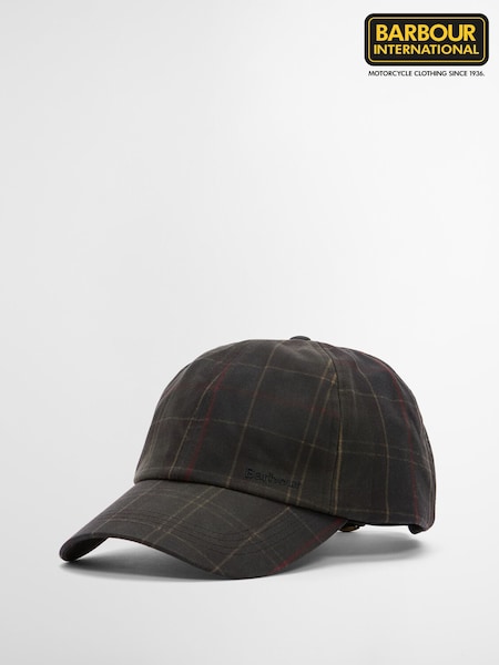 Green - Regular Barbour International Haydon Tartan Cap