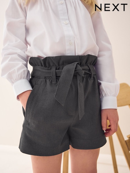Grey School Paperbag Shorts (3-16yrs) (405755) | AED56 - AED81