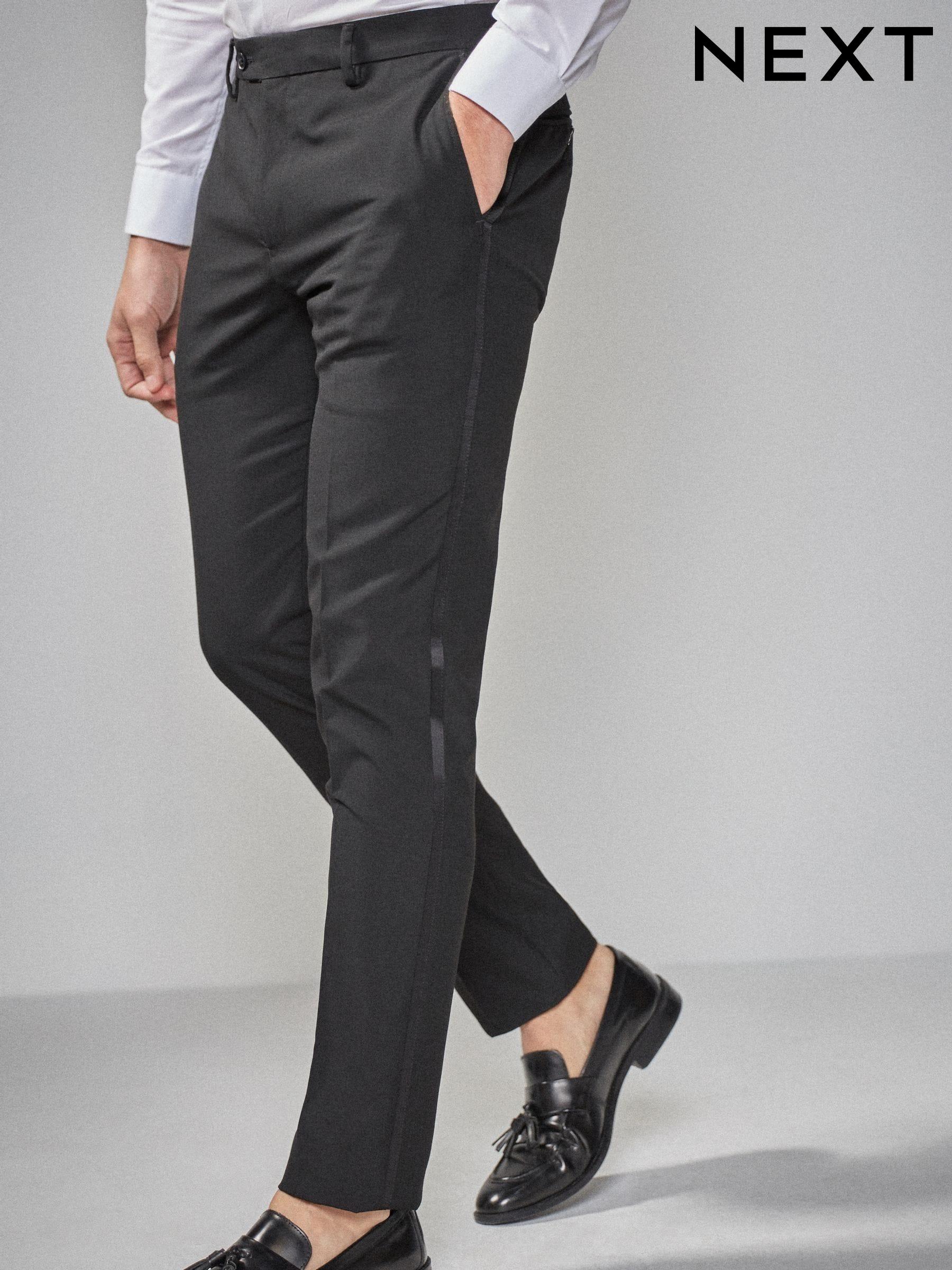 スーパーセール 目玉商品 Trousers Suit Tuxedo Fit Skinny Detail Tape Buy from USA Next スーツ