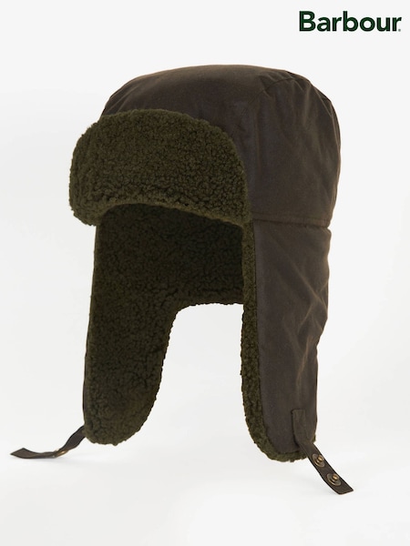 Green - Regular Barbour® Morar Wax Trappe Hat