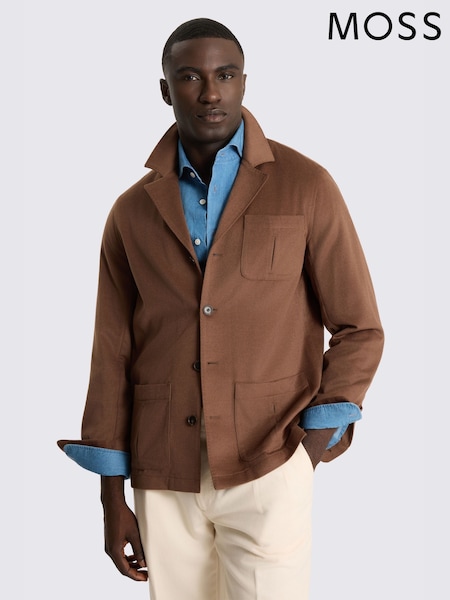 Καφετί - Regular Moss Safari Shacket