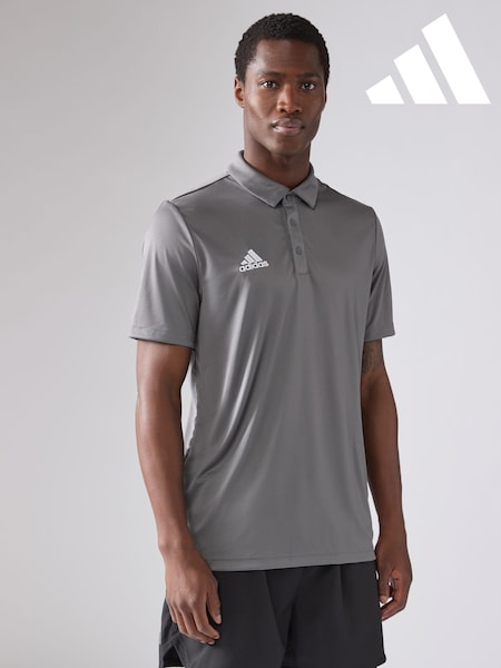 adidas Grey Entrada 22 Polo Shirt (407054) | AED134