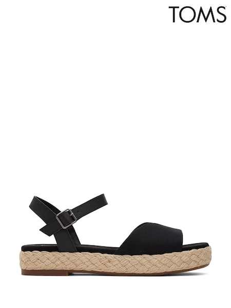 Negru - Toms Abby Woven Sandale (407110) | 268 LEI