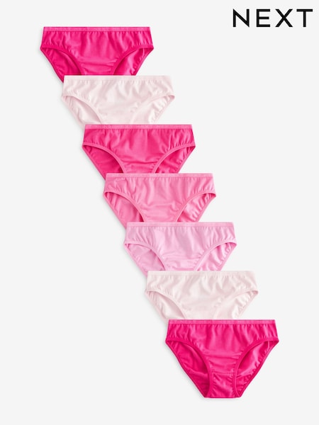 Rosa brillante - Bikini Briefs 7 Pack (5-16yrs) (407150) | 15 € - 21 €