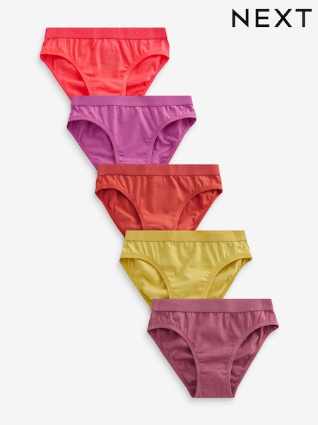 Grün/Lila - Bikini Briefs 7 Pack (5-16yrs) (407164) | 6 € - 9 €