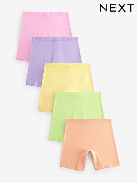 Mehrfarbig/Pastell - Stampy Long Leg Short Briefs 5 Pack (2-16yrs) (407196) | 17 € - 26 €