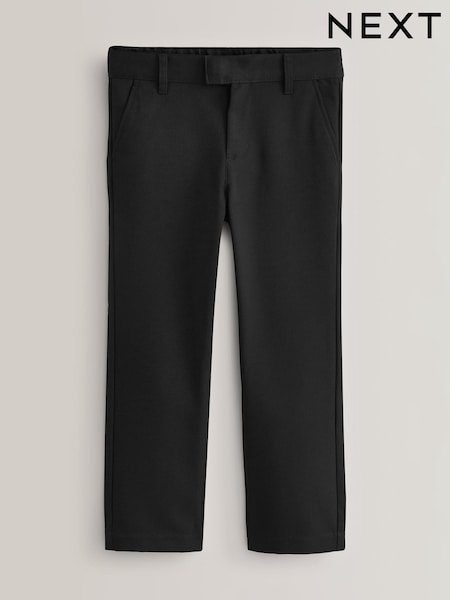 Negru - School Formal Slim Trousers (3-17yrs) (407688) | 60 LEI - 119 LEI