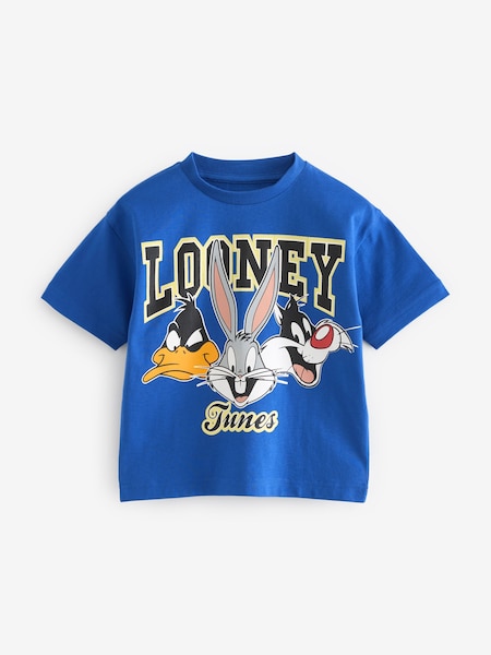 Cobalt Blue Looney Tunes Short Sleeve 100% Cotton T-Shirt (3mths-8yrs) (407859) | € 9 - € 11