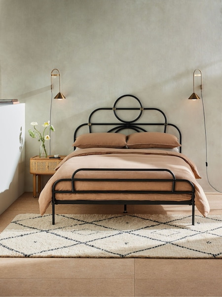 MADE.COM Black Anthea Double Bed in Metal (408251) | €377 - €441