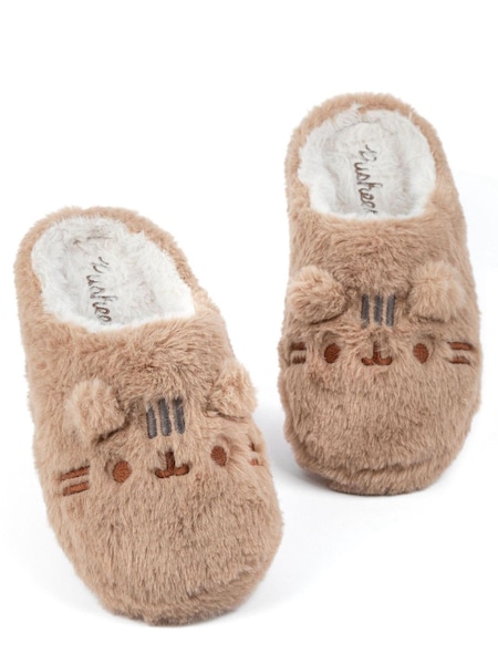 Vanilla Underground Brown Pusheen Womens Character Slippers (408384) | 111 QAR