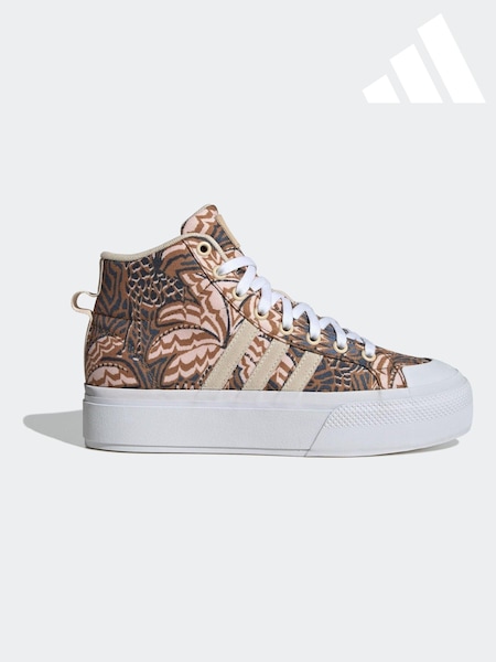 adidas Pink Bravada 2.0 Mid Platform Trainers (408391) | €48