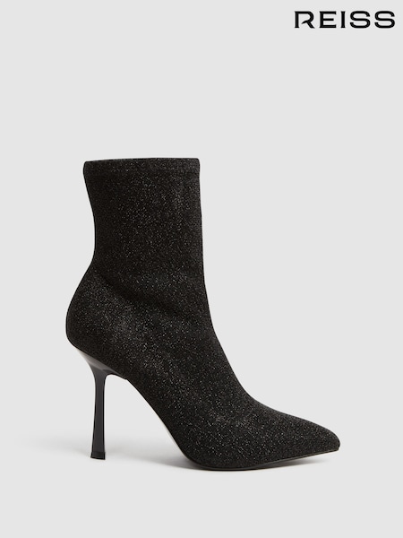 Schwarz - Reiss Jess Decksohle​​​​​​​-Stiefel, Metallic, Sockenstiefel (409091) | 303 €