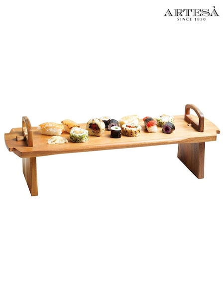 Artesa Brown Extra Large Acacia Wood Antipasti Platform Platter (409836) | €55