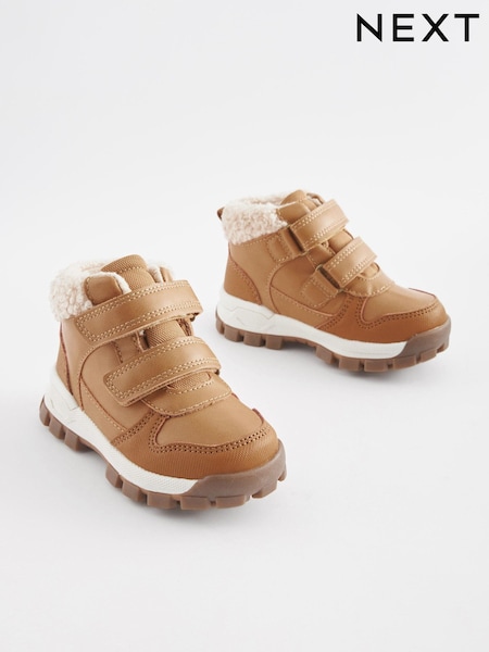 Tan Brown Water Resistant Thermal Thinsulate™ Lined Walking Boots (410319) | €16.50 - €18.50