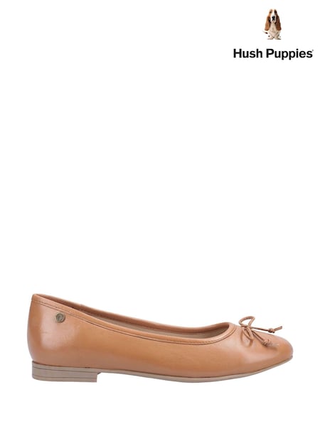 Bronz - Hush Puppies Naomi Leather Mary Jane Balet Espadrile (410547) | 328 LEI - 447 LEI
