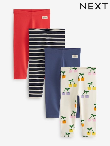 Rainbow Printed Leggings 4 Pack (3mths-7yrs) (411510) | AED60 - AED74
