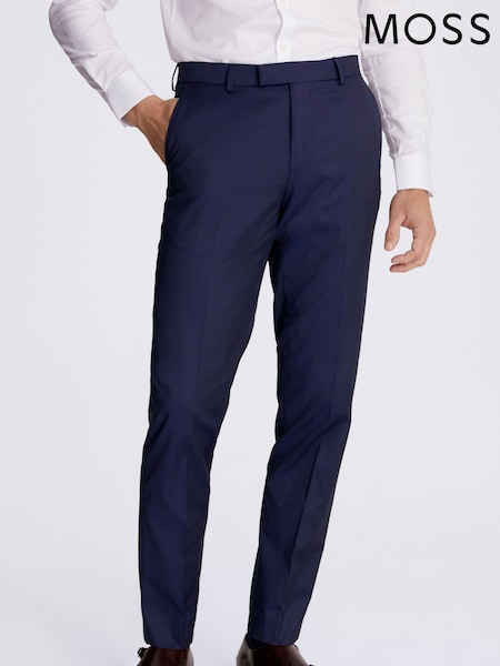 Синє чорнило - Строгий стиль - MOSS Stretch Suit: Trousers (411700) | 4 206 грн