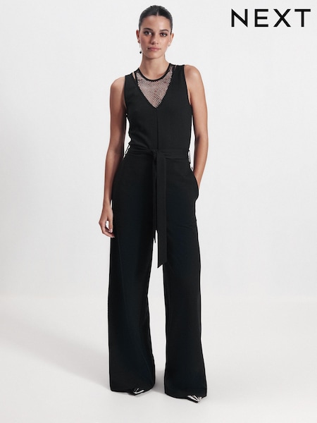 Black Diamond Black Diamante Ponte Jumpsuit (411929) | € 21