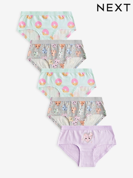 Diseño de pizzas y donuts en morado/aguamarina - Hipsters 5 Pack (2-16yrs) (411933) | 12 € - 18 €
