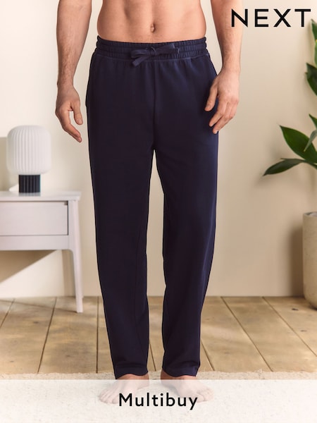 Navy Blue Open Slim Lightweight Joggers (411967) | $28