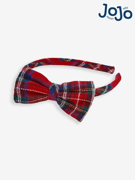 JoJo Maman Bébé Navy Blue Tartan Hairband (412055) | 451 UAH