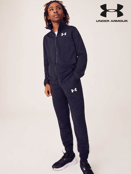 Under Armour Black Boys Youth Knit Tracksuit (412099) | $69