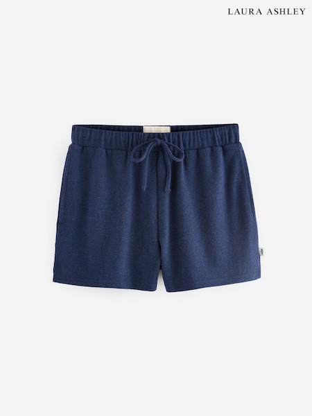 Laura Ashley Blue Cotton Blend Knit Lounge Shorts (412292) | €12