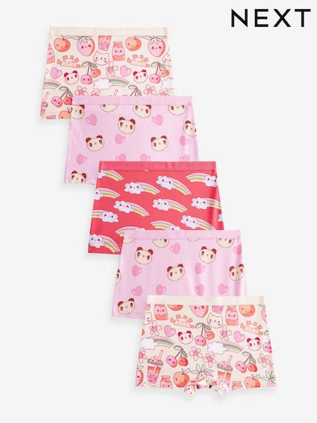 Oso panda rosa - Stampy Short Briefs 5 Pack (2-16yrs) (412311) | 18 € - 26 €