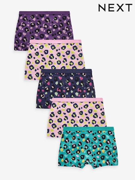 Grün/Lila - Short Briefs 5 Pack (2-16yrs) (412502) | 12 € - 18 €