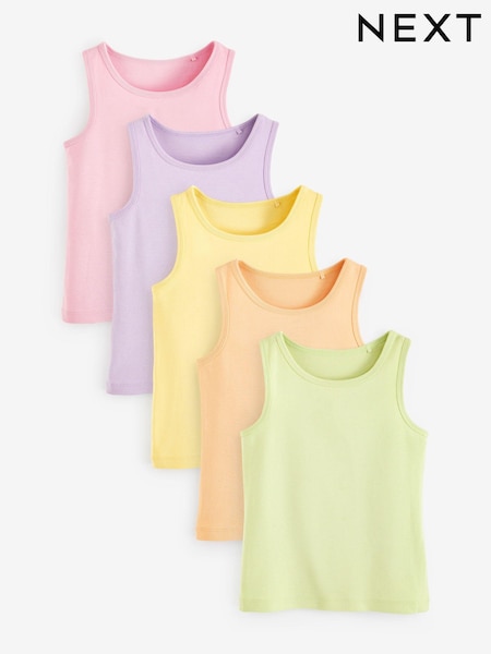 Pastel multicolor - Vests 5 Pack (1.5-16yrs) (412572) | 16 € - 22 €
