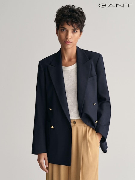 GANT Blue Regular Fit Club Blazer (413294) | 866 QAR
