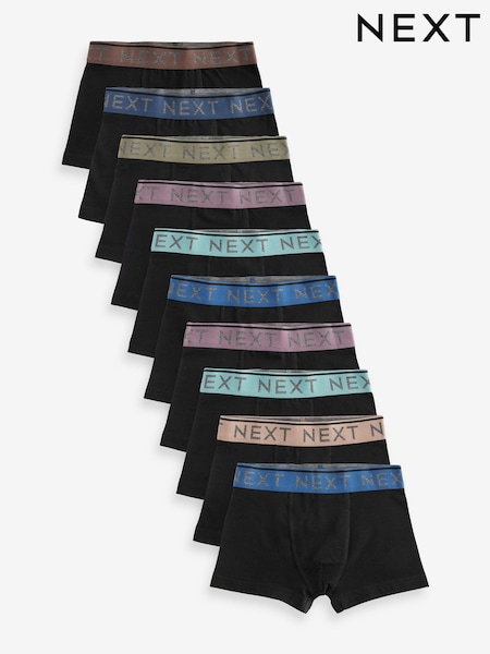 Schwarzer Mineral-Taillenbund - Trunks 10 Pack (1.5-16yrs) (413935) | 38 € - 45 €