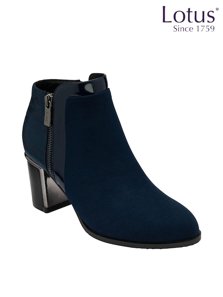 Lotus Blue Ankle Boots (413963) | OMR0