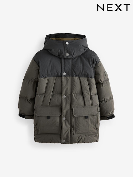 Kakigroen - Premium Padded Hooded Puffer Coat (3-16yrs) (414199) | € 42 - € 57