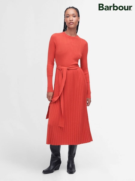 Barbour® Red Norma Knitted Dress (414275) | €54
