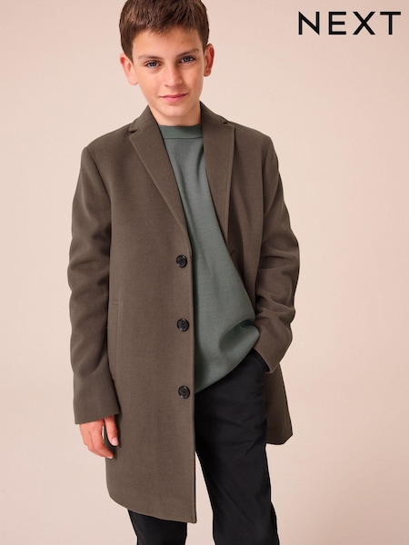 Brown Monochrome Overcoat (12mths-16yrs) (414334) | €21 - €27