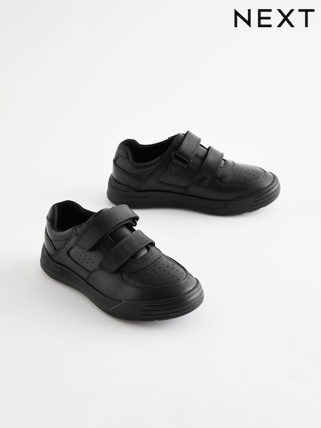 Schwarz - Leather Touch Fastening School Shoes (414499) | 25 € - 31 €