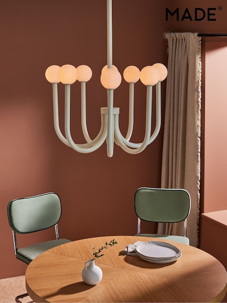 MADE.COM Cream Graysen Chandelier (414683) | €380
