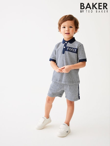 Baker by Ted Baker Textured Polo Shirt and Short Set (414793) | €24 - €26