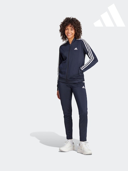 adidas Blue 3 Stripe Essentials Tracksuit (415137) | €42