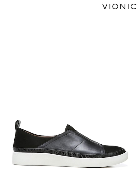 Vionic Zinah Leather Black Slip-ons (415604) | € 110
