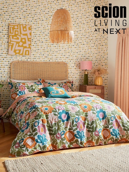 Scion Multi Kukia Duvet 100% Cotton Cover and Pillowcase Set (416073) | €102 - €129