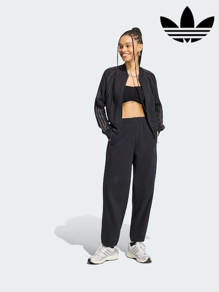Black - Adidas Originals Track Tracksuit Bottoms