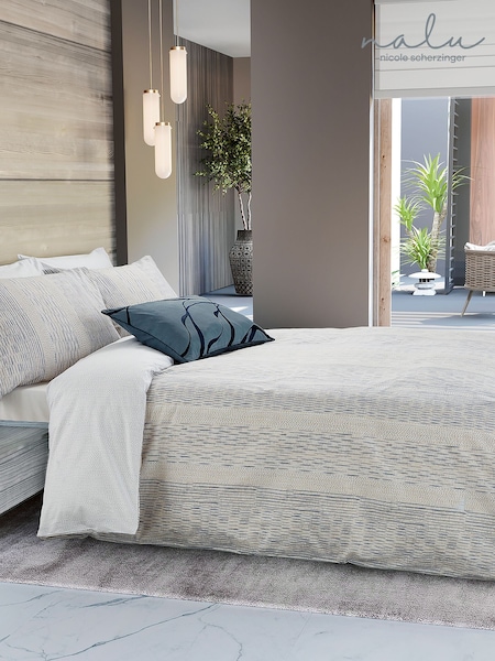 Nalu Nicole Scherzinger Surf Blue 100% Cottonbamboo Viscose Duvet Cover And Pillowcase Set (416342) | €61 - €116