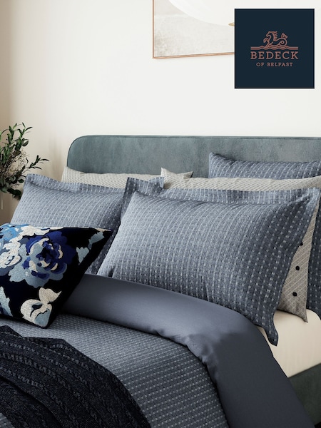 Bedeck of Belfast Imara Square Pillowcase 100% Cotton Pair (417195) | ‏116 د.إ.‏