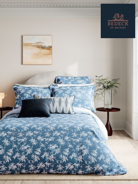 Bedeck of Belfast Chambray 100% Cotton Zayda Duvet Cover and Pillowcase Set (417875) | €79 - €132